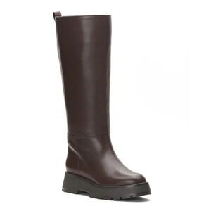 Vince Camuto Nettrio2 Wide Calf Boot in Dark Brown. Sz: 9